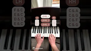 Can’t play with BOTH hands at the piano? Try THISS #shorts #pianoshorts #beginnerpiano