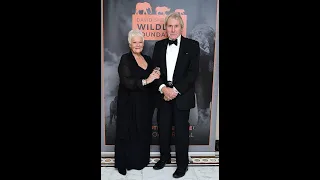 Judi Dench exudes elegance in black dress as she joins partner David Mills at the Wildlife Ball