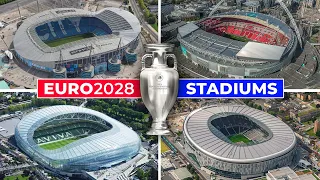 The 10 Stadiums of Euro 2028 - UK-Ireland