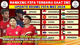 GUINEA DIATAS INDONESIA! RANKING FIFA TERBARU TIMNAS INDONESIA BULAN MEI 2024