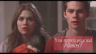 Stiles and Lydia / You named your kid Allison? * Parents AU