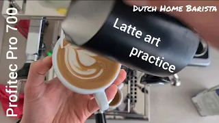 Profitec pro - Latte art practice - Home barista