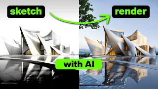 Create Realistic Renders from a Sketch Using A.I.