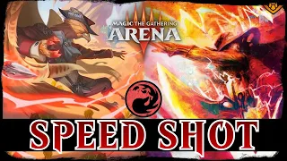 FASTEST DECK IN THE WEST! | MTG Arena - Mono Red Aggro Prowess Burn Plot Slickshot OTJ Standard Deck