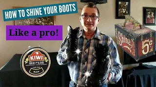 How to shine your boots like a pro!