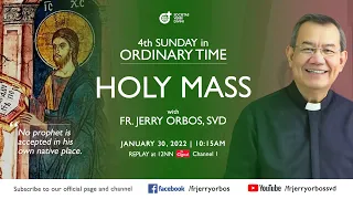 Live Now 10:15am Holy Mass | Sunday, January 30, 2021 - at the SVD Mission House Chapel.