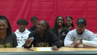 North Side's Jaliyah Paige full signing day interview with Purdue Fort Wayne track and field 5/9/202