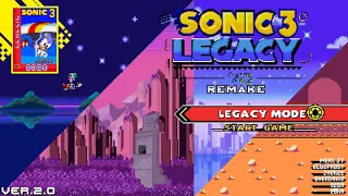 Sonic 3 A.I.R: Legacy Edition Remake (Summer Update) ✪ Extended Gameplay (1080p/60fps)