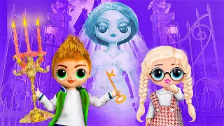 Dolls in a Ghost House / 10 LOL Surprise OMG DIYs