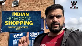 INDIAN GROCERY SHOPPING IN UK🇬🇧💷 | UK Vlogs | WeDesi Rider