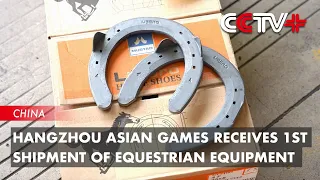 Hangzhou Receives First Shipment of Equestrian Equipment for Asian Games