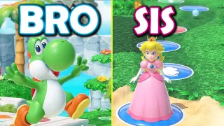 2-Player Mario Party Superstars: *Yoshi's Tropical Island* [BRO VS SIS!!]