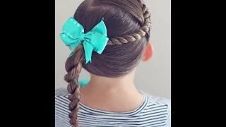 Lace Rope Twist into a Rope Twist Ponytail | Brown Haired Bliss