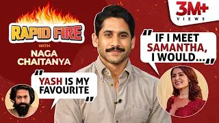 Naga Chaitanya's RAPID FIRE on Samantha, Katrina, Yash, SRK, Salman, his tattoo, relationship status