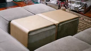 Kerf Bending Plywood - DIY Ottoman Table Build