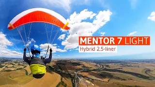 "Hybrid 2.5 liner" High B wing Nova Mentor 7 Light paraglider review