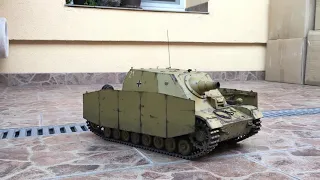 Sturmpanzer IV Brummbär 1:16 rc tank Elmod sound