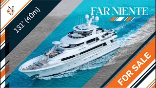 M/Y FAR NIENTE for Sale | 131' (40m) Westport Yacht for Sale | N&J Superyacht Tour