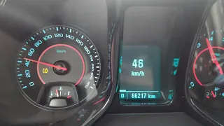 Chevrolet Camaro SS 6.2  0-130 km/h acceleration