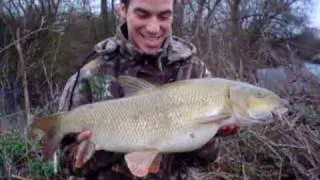 Barbel Fishing - 13lb Winter Barbel, River Lea