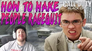 How to Make People Rage Quit in BO1 Search and Destroy!