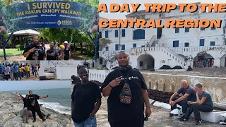 What This African American Did In The Central Region of Ghana || A Day Trip From Accra