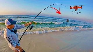 This Drone makes Fishing from the BEACH EASY!!