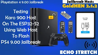 Testing Karo 900 Host On The ESP32-S2 Using Web Host To Flash PS4 9.00 Jailbreak