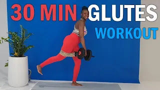 30 Minute Glute Workout| PLUS Tone Thighs + Core