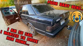 The Ad Said It ''Runs & Drives''. Black 1988 Mercedes 190E Needs My Help. Here's What We Found Out..