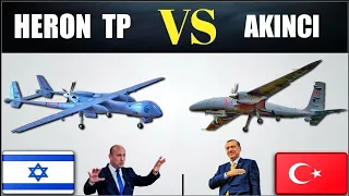 Bayraktar Akinci VS Heron TP (Eitan) Combat Drone | Turkish VS Israeli Most Advanced Military UAV