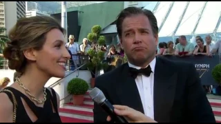 Michael Weatherly interview on the Red Carpet  at the Montecarlo Tv Festival 2017