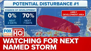 Tropical Disturbance Emerging Off Coast Of Africa May Become Next Named Storm In Atlantic