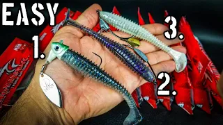 3 EASY Swimbait Rigs & Tips for Fishing (*NEW* GrandeBass Kickback Shad)