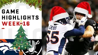 Broncos vs. Raiders Week 16 Highlights | NFL 2018