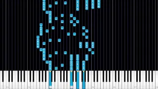 hnvscore: Piano DropAndRoll golden song Love Is Blue