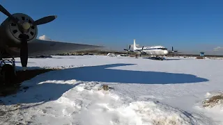 Возобновление работ на Ил-18 в Монино