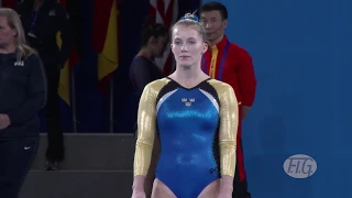 2019 Trampoline Worlds, Tokyo (JPN) – Lina SJOEBERG (SWE), Qualifications Double Mini Trampoline