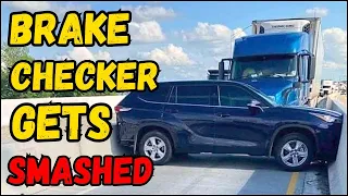 Brake Check Gone Wrong | Idiots in Cars, Instant Karma