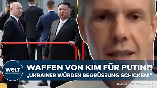 UKRAINE-KRIEG: Brisanter Treffpunkt! Kim Jong Un bei Wladimir Putin zu Gesprächen in Russland