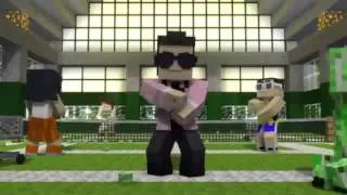 MineCraft Gangnam Style-Parody of Minecraft Style (Captainsparklez) and Gangnam Style (PSY)