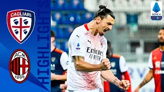 Cagliari 0-2 Milan | Ibra firma la doppietta, Milan di nuovo in cima alla classifica | Serie A TIM