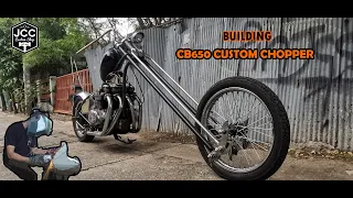 เอาCB650มาทำเฟรมทำหน้ายาว (CB650 Custom Chopper) By Great_JCC