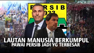 Vibes Eropa!! Pesta juara persib bikin dunia Tercengang saking Besarnya Lumpuhkan beberapa Kota