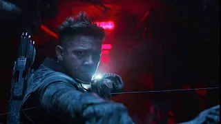 Hawkeye vs outriders | avengers endgame (2019)