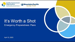 It's Worth a Shot Session 64: Emergency Preparedness Plans