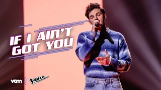 Evert - 'If I Ain't Got You' | Liveshow 3 | The Voice van Vlaanderen | VTM