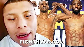 ISAAC CRUZ PREDICTS SPENCE VS. CRAWFORD & RESPONDS TO MIKE TYSON SAYING HE'S "CLOSEST TO ME"