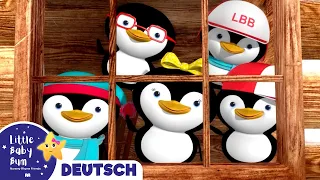 fünf kleine Pinguine | Kinderlieder | Little Baby Bum Deutsch | Cartoons für Kinder