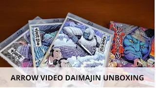 Daimajin Arrow Video unboxing bluray